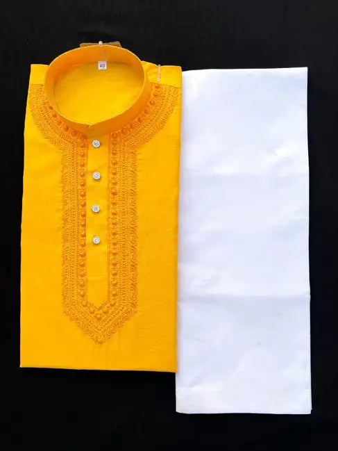 lucknawi chikan kurta with bottom