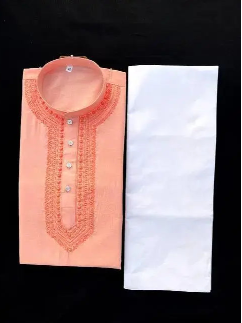 lucknawi chikan kurta with bottom