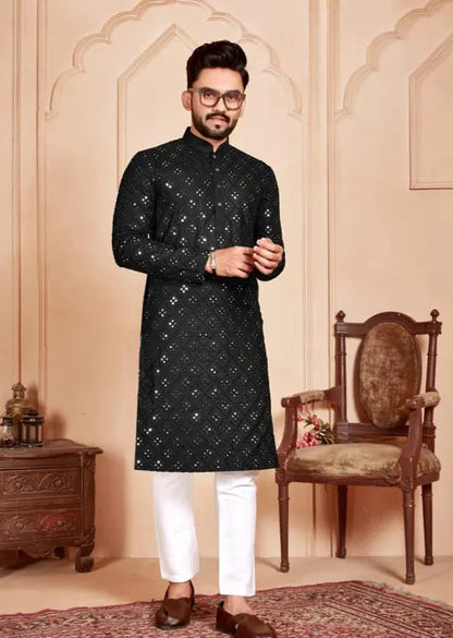 Embroidery Mirror Work Kurta