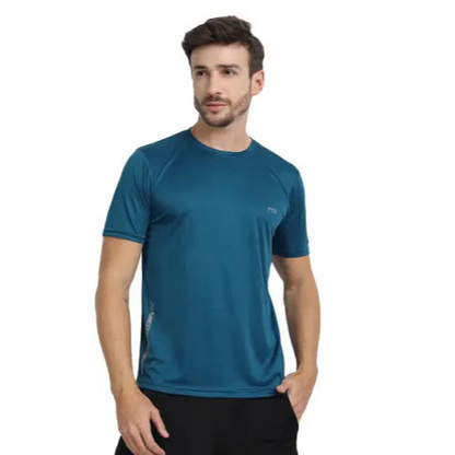FTX (Pack of 4) Men's Solid Regular Round Multicolor Tshirts