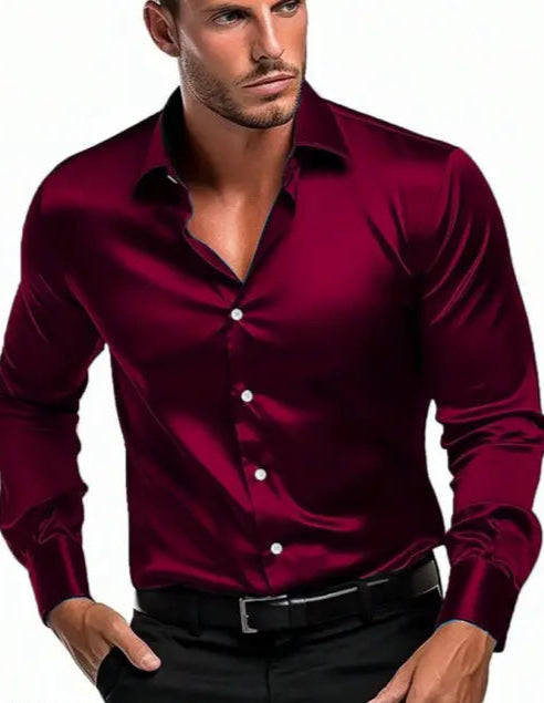 Solid Men Formal wear shirt