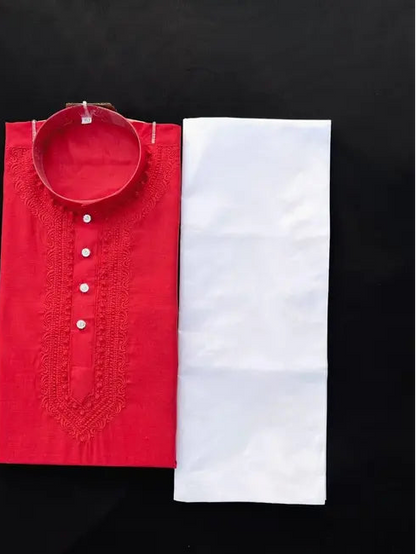 lucknawi chikan kurta with bottom