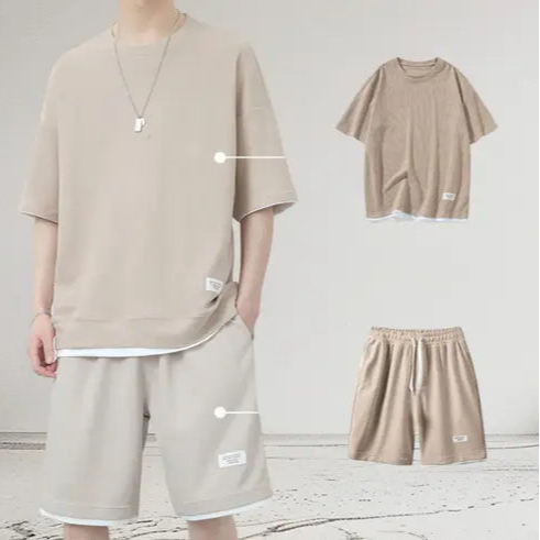 T-shirt And Shorts Two-piece Set