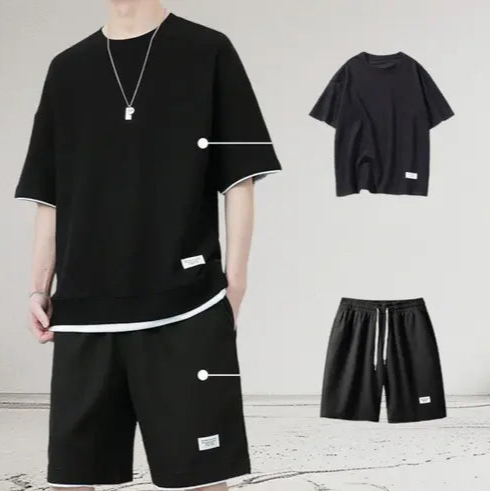 T-shirt And Shorts Two-piece Set