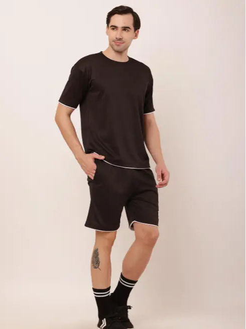 T-shirt And Shorts Two-piece Set
