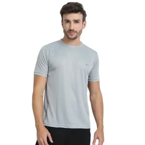 FTX (Pack of 4) Men's Solid Regular Round Multicolor Tshirts