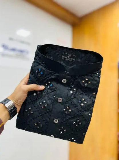 Embroidery Mirror Work Kurta