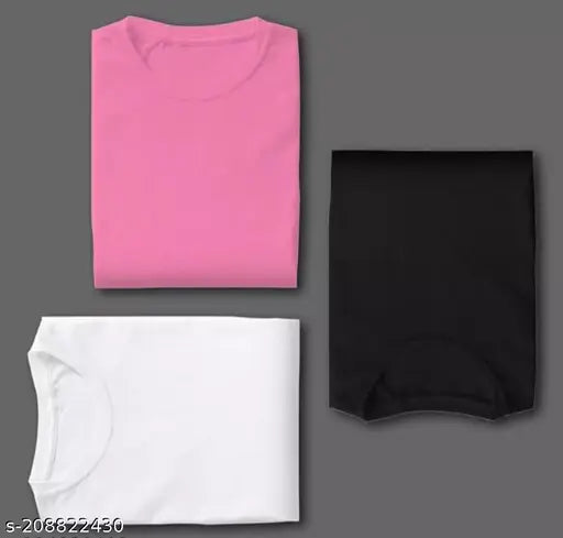 Comfortable Men And Boys Tshirt. Affordable Pack of 3 piece tshirts. Tshirt For men.