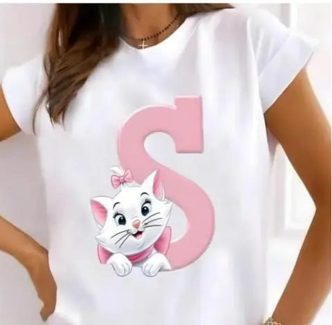 WOMENS-HALF-T -SHIRT-S-Cat